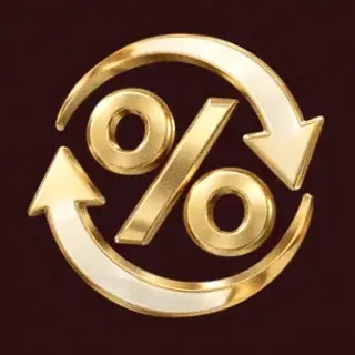 Percent cycle icon — WSM Casino