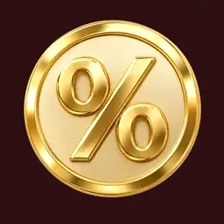Gold percent coin — WSM Casino