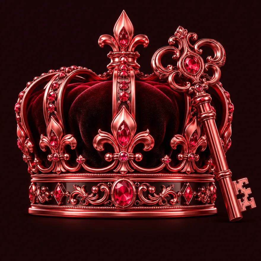 Royal crown and key — WSM Casino