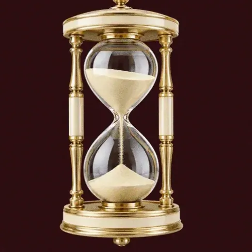 Ornate hourglass — WSM Casino