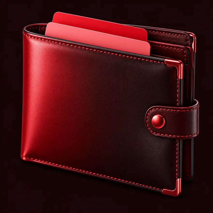 Leather wallet — WSM Casino